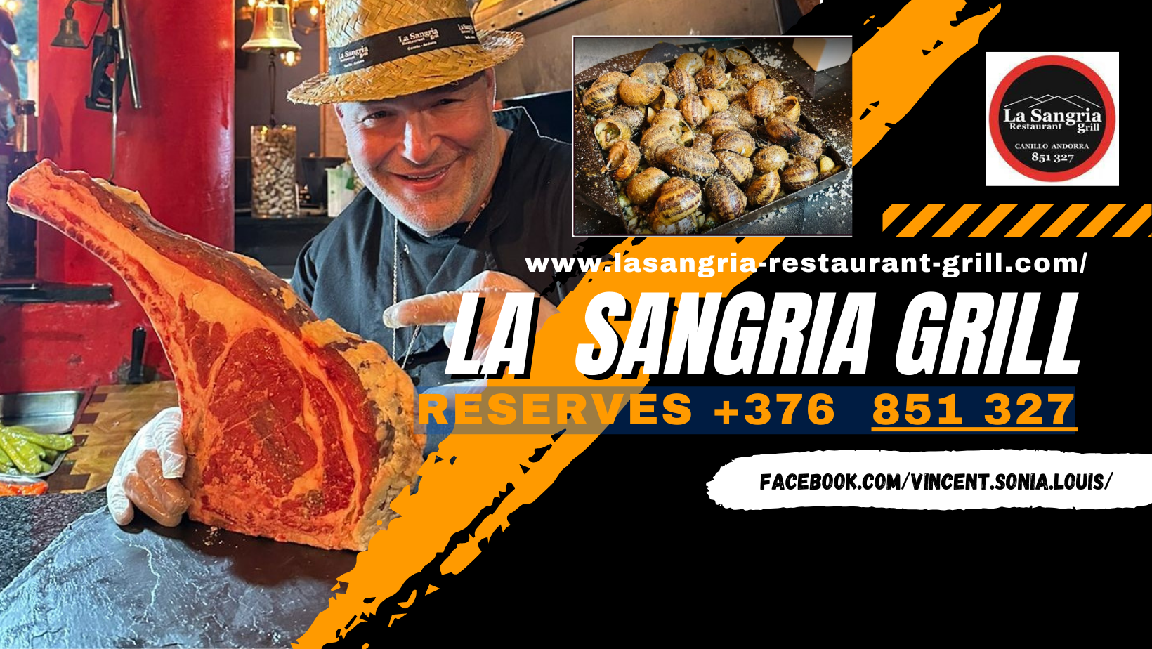 La Sangria Grill, c'est accessible sans souci. Ainsi, en cours de déneigement, maintenant vous pouvez parfaitement accéder à La Sangria Grill à Meritxell. https://lasangria-restaurant-grill.com/la-sangria-grill-cest-accessible-sans-souci-ainsi-en-cours-de-deneigement-maintenant-vous-pouvez-parfaitement-acceder-a-la-sangria-grill-a-meritxell/Une fois que vous avez profité du Santuari de Meritxell, rendez-nous visite, nous sommes à 50 mètres du carrefour d'accès à Meritxell, notre restaurant « Sangria grill » est visible depuis le carrefour vers Canillo ou Grandvalira, qui n'est pas loin. Ici, les cuisines andorrane, française et méditerranéenne sont appréciées et dégustées par tous nos convives. Essayez nos plats préparés sur notre grill géant au feu de bois, notre tendre “Chuletón” et faux-filet XXXXL et notre Tomahawk XXXXL et nos généreuses côtelettes d'agneau. D’après les avis de nos clients, ce que proposent nos serveurs et serveuses est excellent, notre restaurant est familial. Et, n'oubliez pas notre délicate et surplus tarte Tatin. Lorsque vous venez au Restaurant Grill La Sangria, vous devez absolument déguster notre surprenante sangria, probablement l'une des meilleures sangrias de toute l'Andorre, notre carte des vins est imbattable et avec des prix équilibrés. Enfin, nous voulons parler de la perfection de nos cafés expresso. Vous pouvez venir avec vos chiens et nous proposons également un menu enfant très complet. Comme si tout cela ne suffisait pas, notre personnel est efficace, agréable et empathique. Nos clients vivront une très bonne expérience avec le service exquis de notre restaurant. Vous serez surpris par nos prix équilibrés par rapport à la qualité et à la quantité de nos plats. Notre restaurant a une atmosphère calme et une belle décoration, nous venons de rénover nos tables et d'acheter de nouvelles chaises recouvertes de meilleurs tissus, très confortables ; pour les personnes âgées ou les personnes souffrant de maux de dos ou d'arthrose, nous souhaitons le commenter, car un collaborateur du nôtre restaurant La Sangria qui souffre de ce problème le dit toujours. Le Restaurant Grill La Sangria jouit d'un grand prestige et du respect de nos clients et amis sur Google et tous les réseaux. Le restaurant La Sangria Grill à Meritxell, situé en Andorre, est sans aucun doute l’un des meilleurs endroits pour les amateurs de viande grillée. Voici ce que l’on peut dire à son sujet : Spécialité de viande de bœuf au gril : la Sangria Grill propose des viandes de haute qualité, notamment des bœufs et des veaux grillés au feu de bois. Ces viandes proviennent de meilleures races, garantissant une expérience gustative exceptionnelle. Variété de plats : outre les viandes de bœuf, le restaurant propose également des poulets grillés, des agneaux des Pyrénées et des jarrets de porc mijotés. Le Tataki de viande et de poisson frais est aussi un incontournable de la Sangria. Sauces maison et desserts : la Sangria Grill accompagne ses viandes avec des sauces maison savoureuses. Et, pour couronner le repas, vous pouvez déguster leurs desserts géants de haute qualité, dont la nouvelle recette de tiramisu. Les avis dès nos clients sont très positifs, et beaucoup d’entre eux reviennent régulièrement pour profiter de la cuisine généreuse et de l’ambiance chaleureuse du restaurant. Si vous êtes dans la région d’Andorre ou près d’Andorre, on vous recommande vivement d’y faire un tour ! 😊