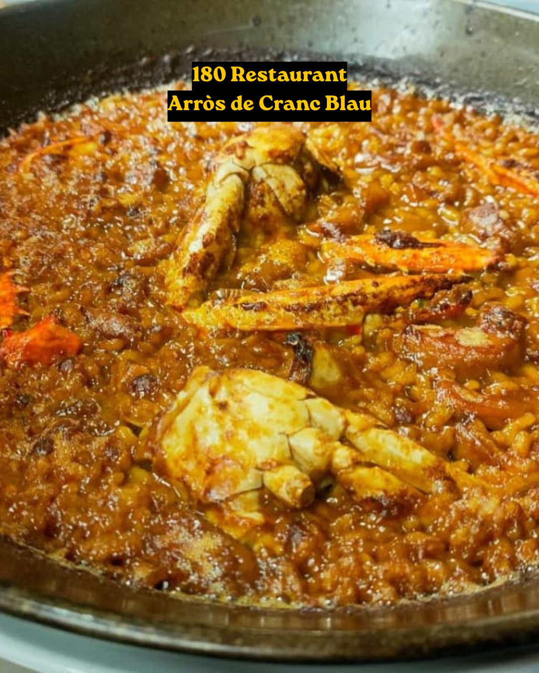 🔥🍚 ARRÒS DE CRANC BLAU AL RESTAURANT 180 — SABOR AUTÈNTIC AL COR D’ANDORRA LA VELLA Al Restaurant 180, a Bonaventura Riberaygua, 24, cada setmana preparem dos o tres arrossos que sorprenen i agradant molt. I l’altre dia vam cuinar un dels més potents i saborosos que es poden fer: l’arròs de cranc blau. El cranc blau (Callinectes sapidus) és un crustaci originari de les costes atlàntiques d’Amèrica, però que avui dia s’ha expandit amb força al Delta de l’Ebre. El seu sabor és intens, profund i dona a l’arròs una personalitat única, d’aquelles que no s’obliden. Un arròs així no és fàcil de trobar al centre d’Andorra la Vella, però els nostres cuiners el treballen amb mestria, producte fresc i el punt exacte de cocció perquè cada cullerada sigui un plaer. ✨ Per què venir al Restaurant 180 a tastar-lo? Arrossos setmanals: de muntanya, de marisc, de cranc blau… sempre amb producte fresc. Cuina mediterrània i tradicional amb plats casolans i saborosos. Celler molt complet amb vins seleccionats i preus molt competitius. Mariscades i Arròs de llamàntol blau per encàrrec al centre d’Andorra la Vella: el lloc ideal per gaudir de marisc fresc sense sortir de la capital. (Només per encàrrec) Sense agafar el cotxe, estem al centre comercial d’andorra la Vella, darrere UAILO (Antic Escalè): bona cuina, bona ubicació i bon ambient. 🥘 I recorda… a 17 de juny del 2026 el nostre menú del dia és de 18,50 € Un dels millors menús del dia d’Andorra la Vella, amb plats variats, producte fresc i una relació qualitat-preu difícil de superar. Plats de menú a preu de carta. L’arrosseria popular per excel·lència. Vine a descobrir per què el Restaurant 180 és un dels llocs preferits per als amants dels arrossos i del bon menjar al centre de la ciutat. #Restaurant180 #ArrosDeCrancBlau #AndorraLaVella #CuinaMediterrania #MenúDelDia